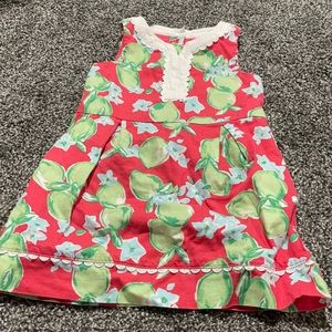 2T Janie and Jack dress apples